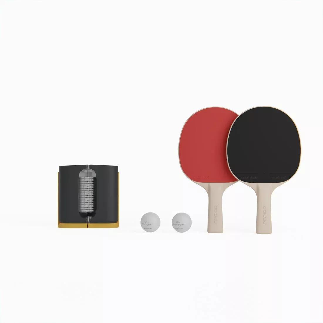 Table Tennis Set For Small Tables With Rollnet + 2 Ppr100 Bats + 2 Balls, No Color, medium