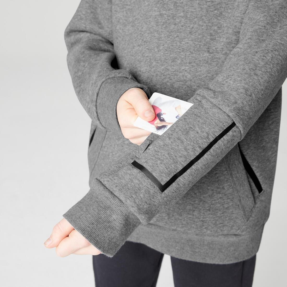 Kids Warm Unisex Hoodie - 900, Grey, No Color, large image number 5