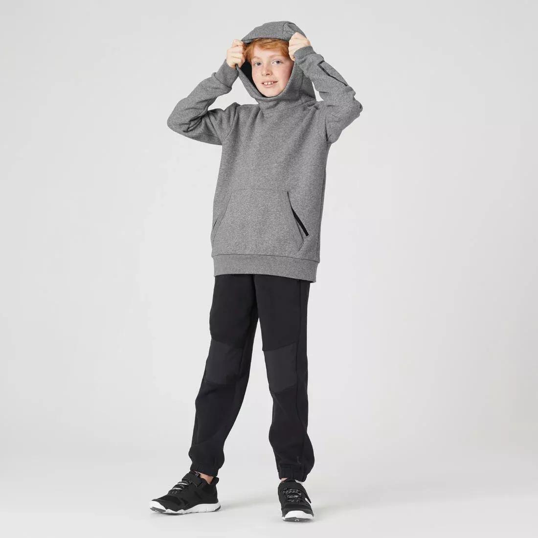 Kids Warm Unisex Hoodie - 900, Grey, No Color, large image number 6