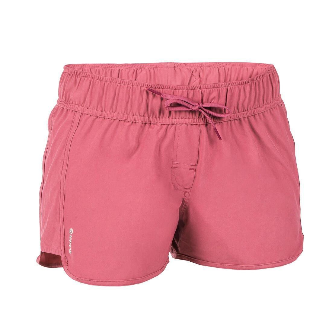Womens Boardshorts With Elasticated Waistband And Drawstring Tini Bora, Pink, No Color, large image number 4