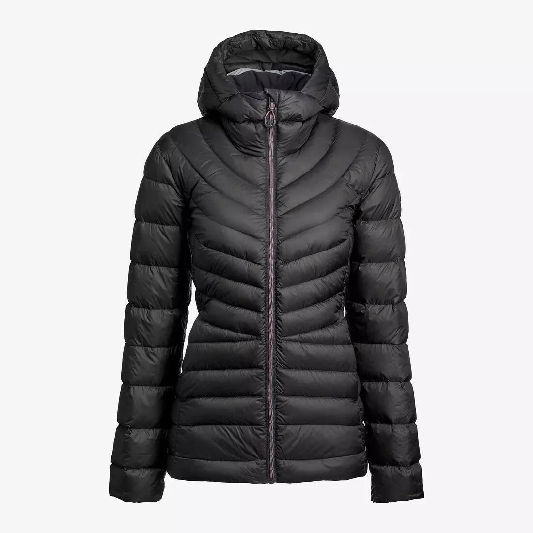 Women Trekking Down Jacket - MT500, Blue, No Color, large image number 13
