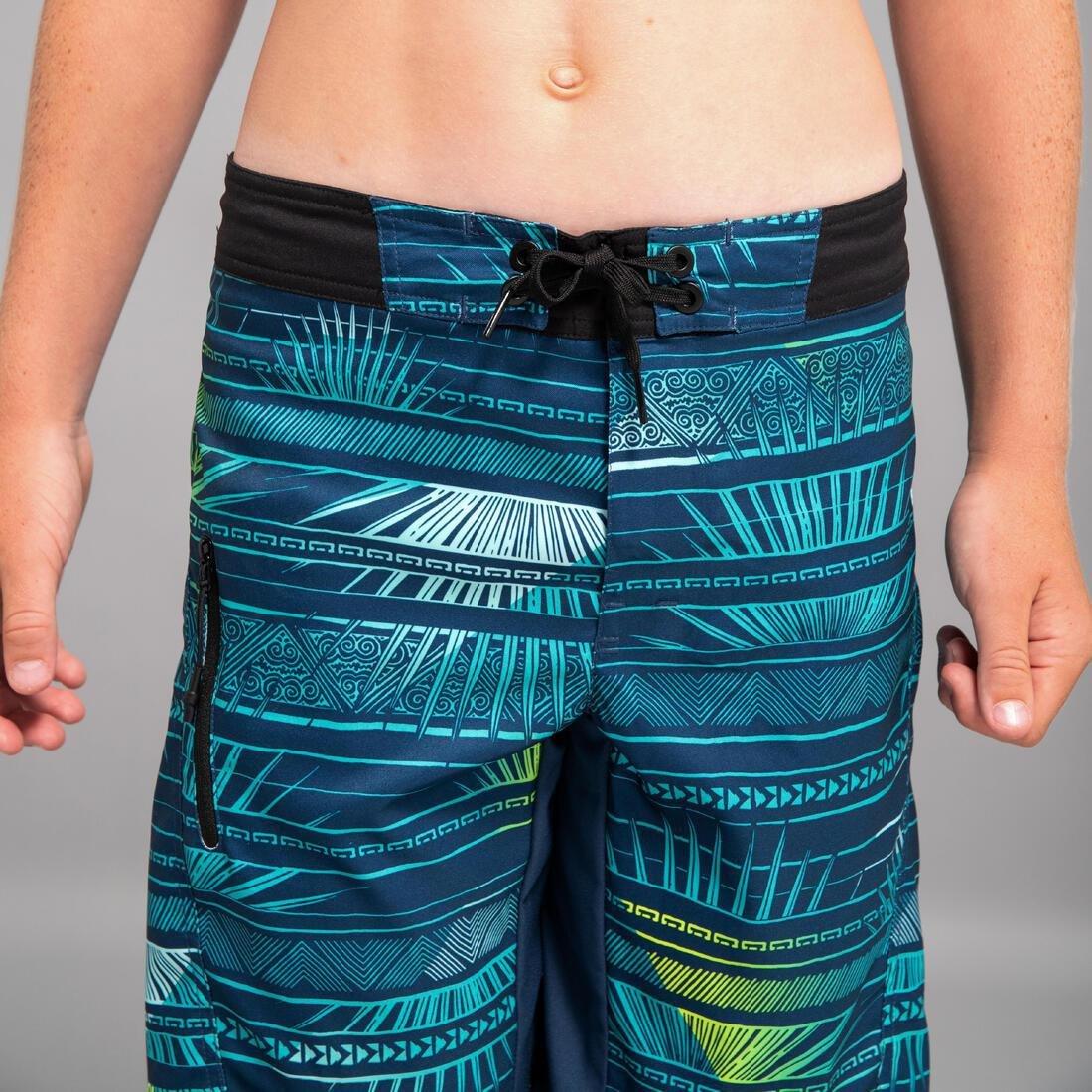 Kids Boys Swimming Shorts - 550 Offshore, Blue, , large image number 4