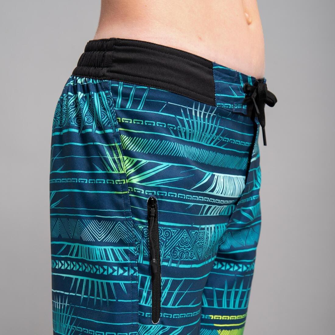 Kids Boys Swimming Shorts - 550 Offshore, Blue, No Color, large image number 6