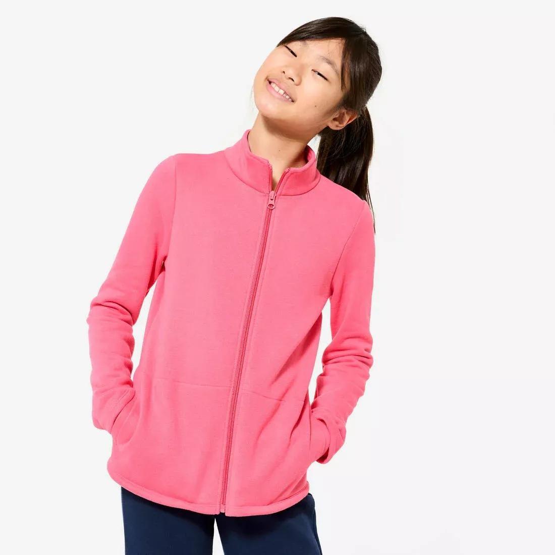 Kids' Warm Zip-Up Tracksuit - Warmy, Yellow, No Color, large image number 6