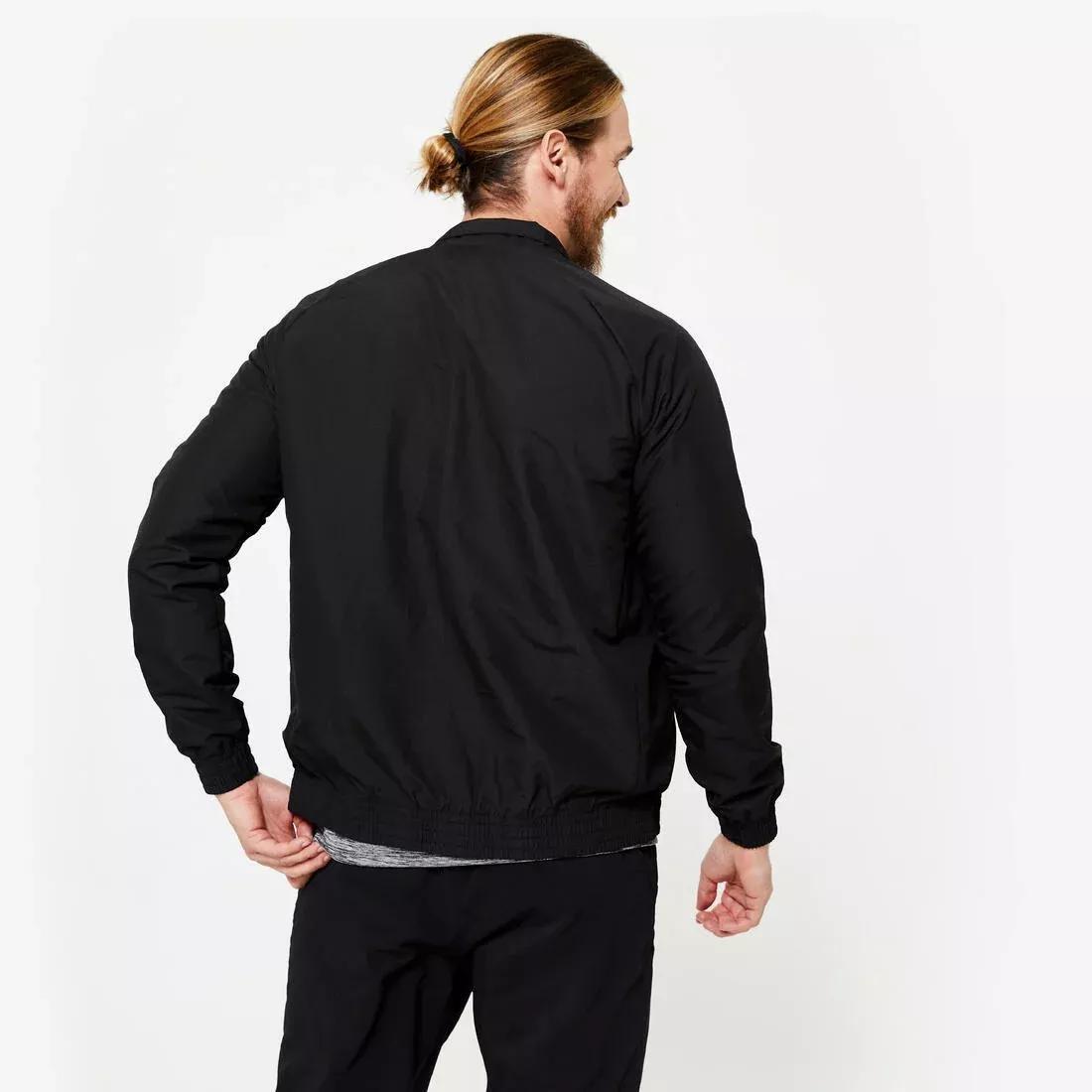 Men Fitness Standard Breathable Jacket, Navy, 5401_000, large image number 5