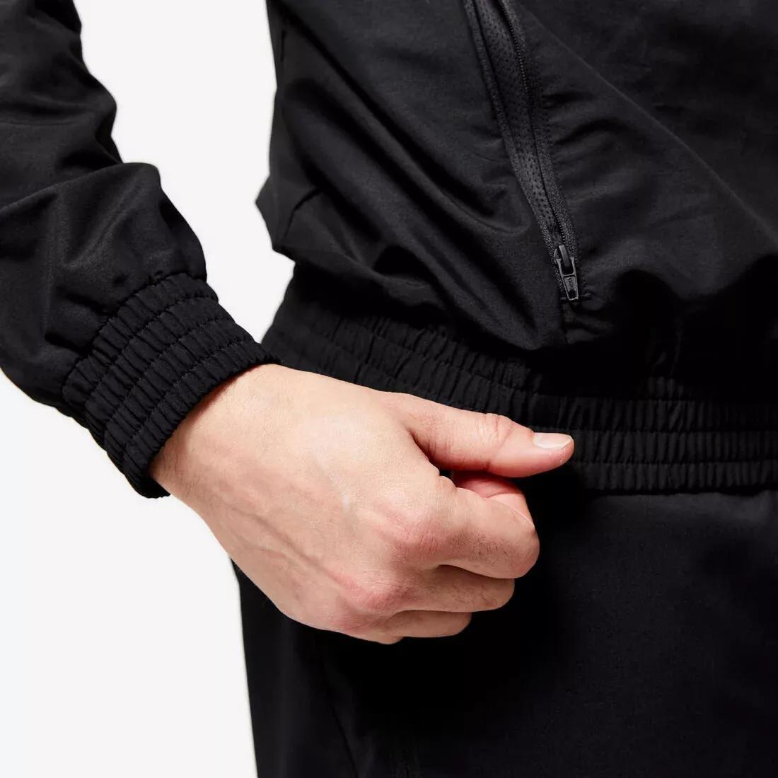 Men Fitness Standard Breathable Jacket, Navy, 5401_000, large image number 7