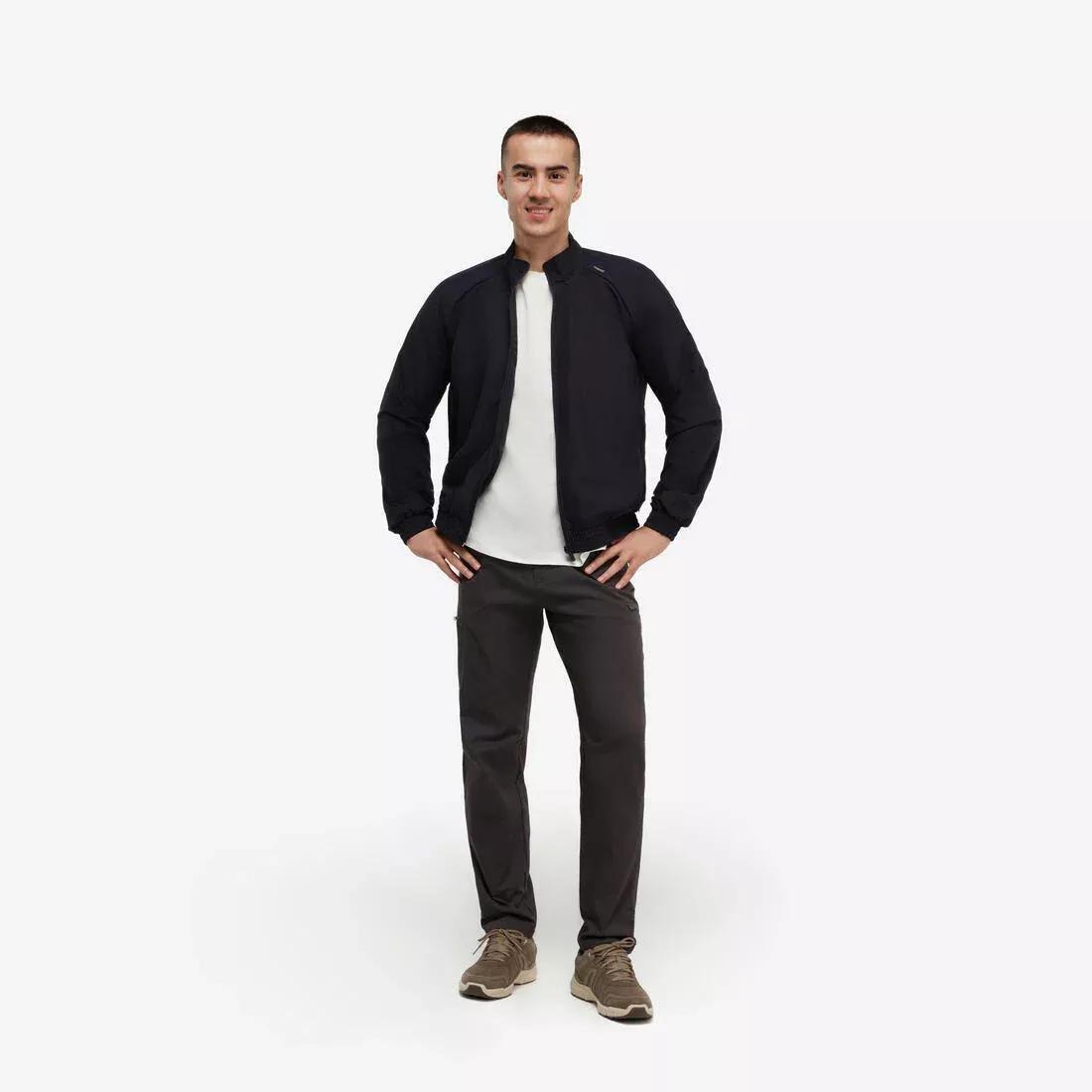 Men Fitness Standard Breathable Jacket, Navy, 5401_000, large image number 12