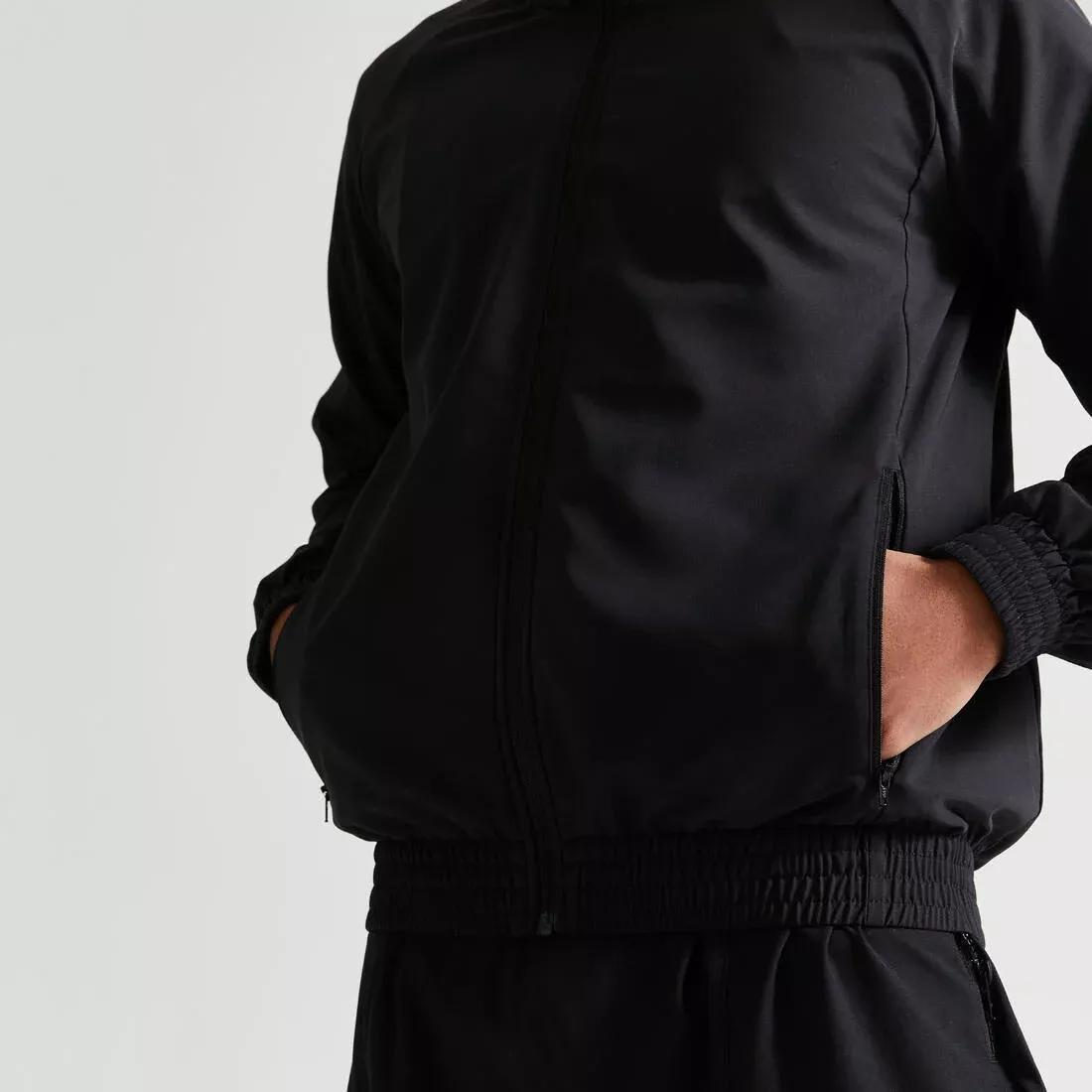 Men Fitness Standard Breathable Jacket, Black, , large image number 5