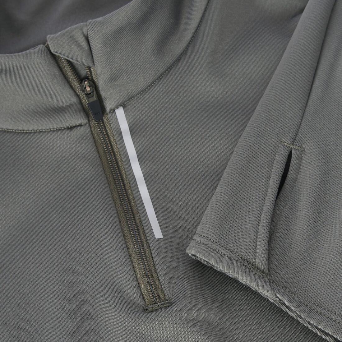BLUE Zip Warm women's long-sleeved running T-shirt, No Color, large image number 6