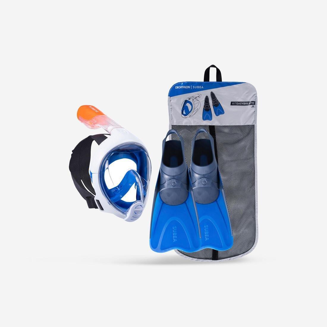 Kids Snorkelling Kit, Blue, , large image number 0