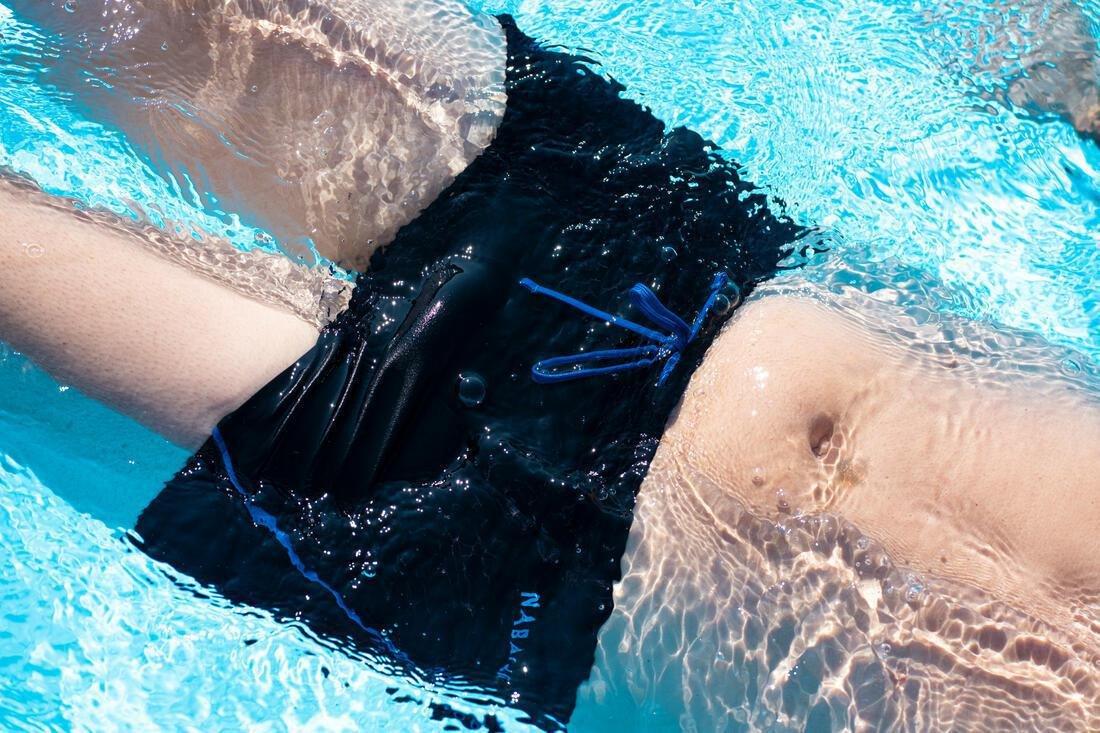 Mens Swimming Boxers -100 Plus, Blue, , large image number 7