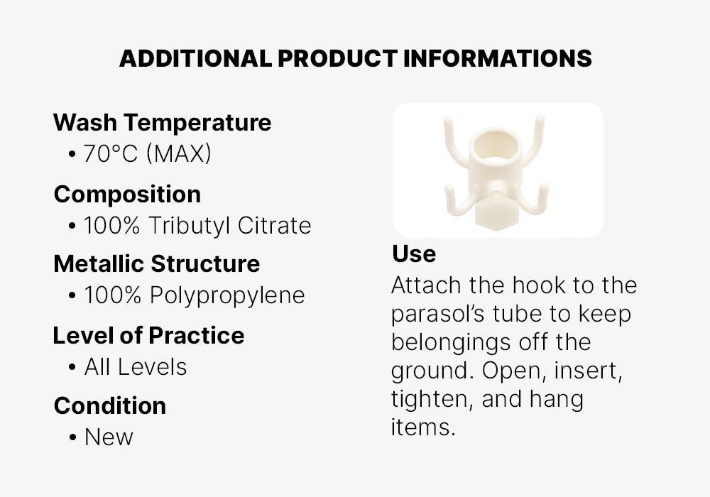 Parasol Hook, Pink, No Color, medium