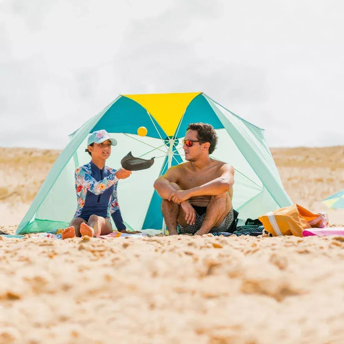 DEFAULT Beach Parasol 2-Person UPF50+ PARUV Windstop, No Color, large image number 3