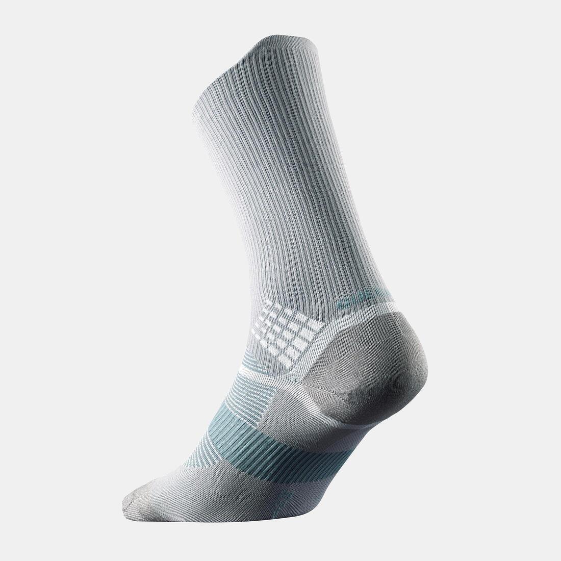 Hiking Socks - Hike 520 Double High Blue X 2 Pairs, Grey, , large image number 6