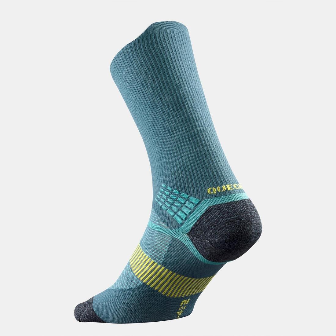 Hiking Socks - Hike 520 Double High Blue X 2 Pairs, Grey, , large image number 10