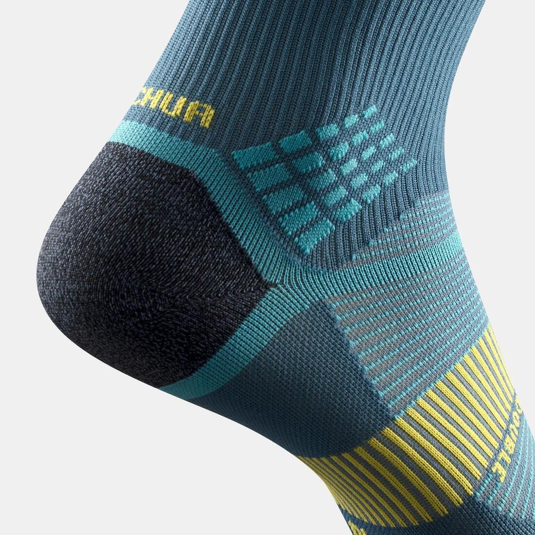 Hiking Socks - Hike 520 Double High Blue X 2 Pairs, Grey, , large image number 11