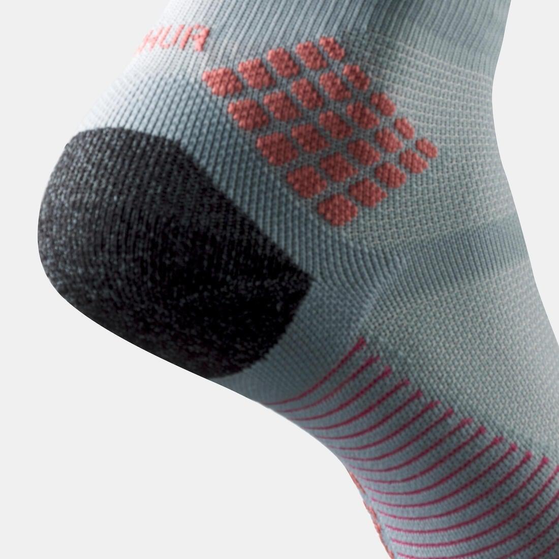 QUECHUA - Walking Socks - 2 Pack, Mouse Grey