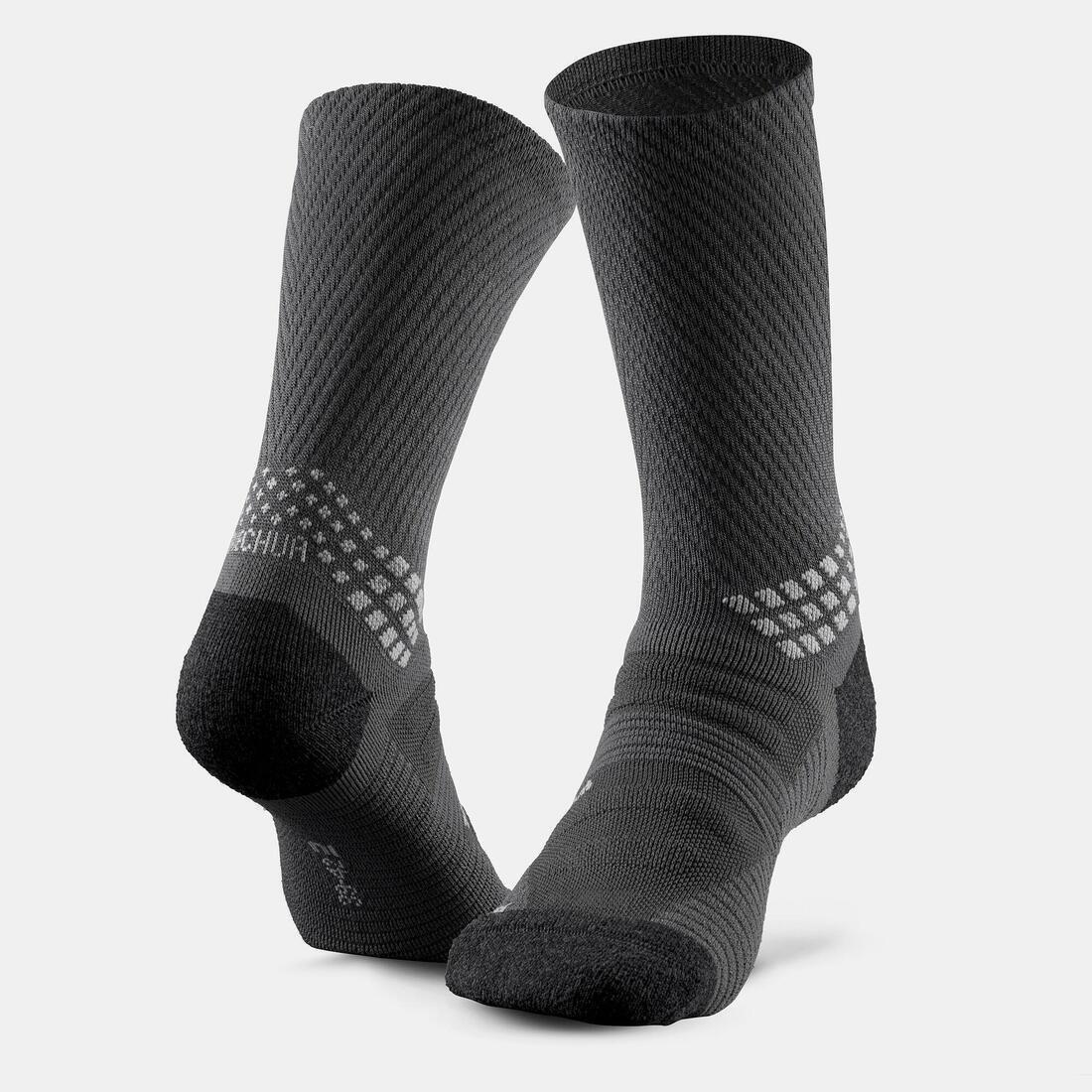 Walking Socks - 2 Pack, Carbon Grey, No Color, medium