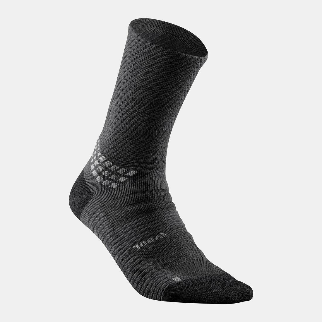 QUECHUA - Walking Socks - 2 Pack, Carbon Grey