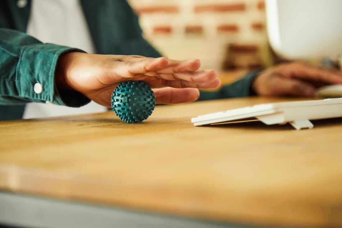 Acupressure Massage Ball, Blue, No Color, large image number 6