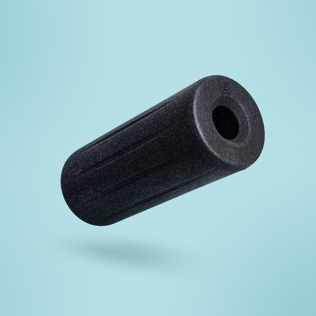 Smooth Foam Roller, Black, No Color, large