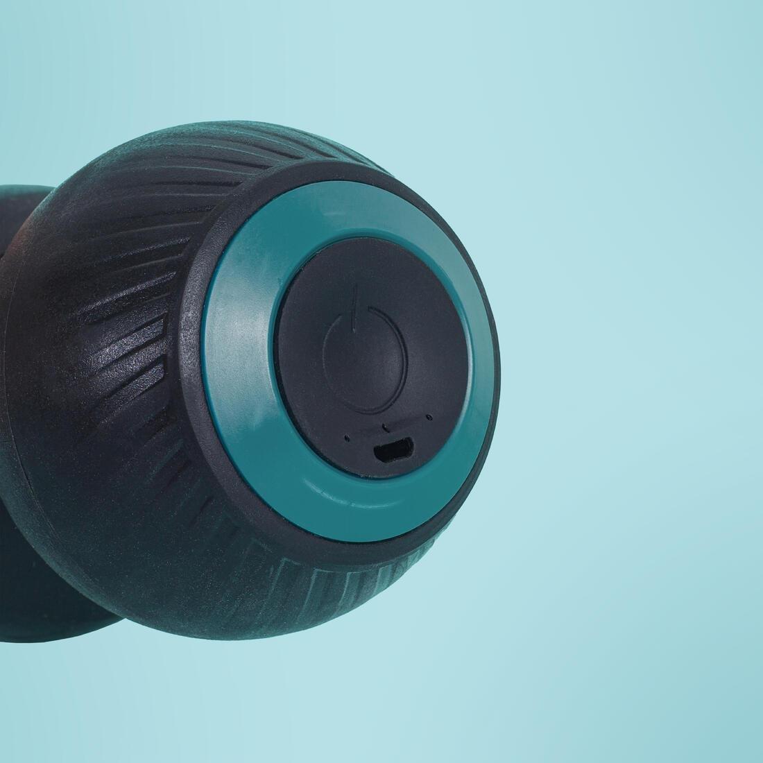 Double Vibrating Massage Ball, Mini-Vibrating Roller, Black, No Color, large image number 1