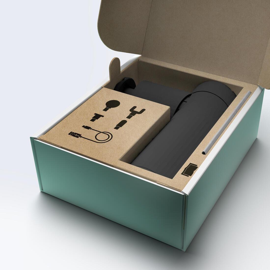 Mini Massage Gun, Black, No Color, large image number 2