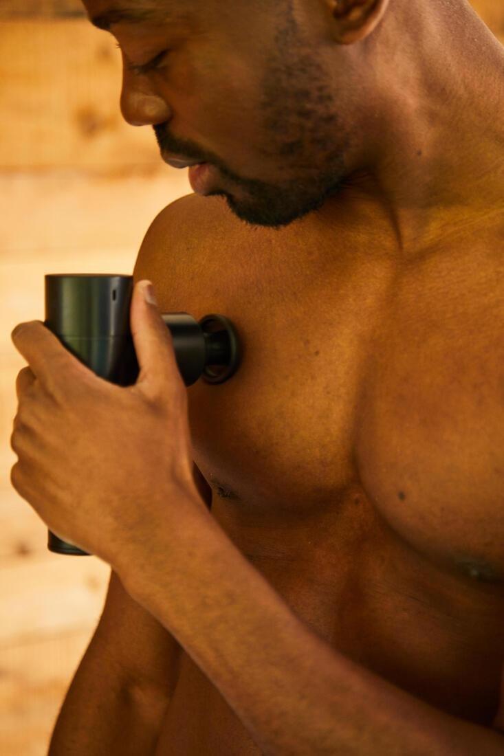 Mini Massage Gun, Black, No Color, large image number 9