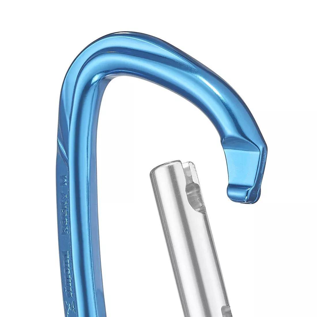 DEFAULT Climbing and Mountaineering Quickdraw - Rocky M Polished 17cm, No Color, large image number 1