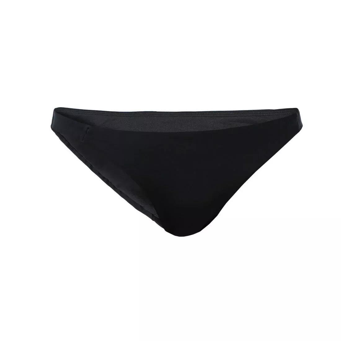 Black ALY swimsuit bottoms with elasticated thin edges, , large image number 3