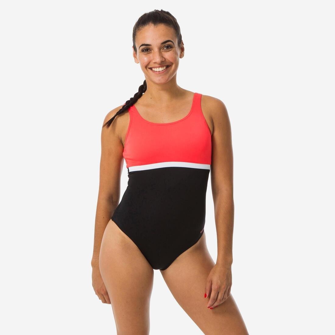 Women 1-Piece Swimsuit, Grey, , large image number 1