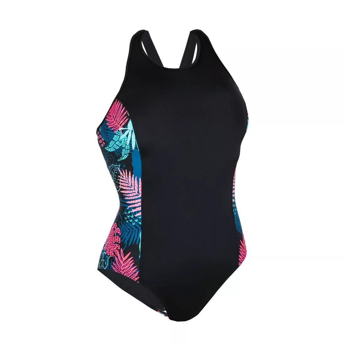 Women 1-Piece Swimsuit - Vega Light Race, Black, No Color, large image number 5
