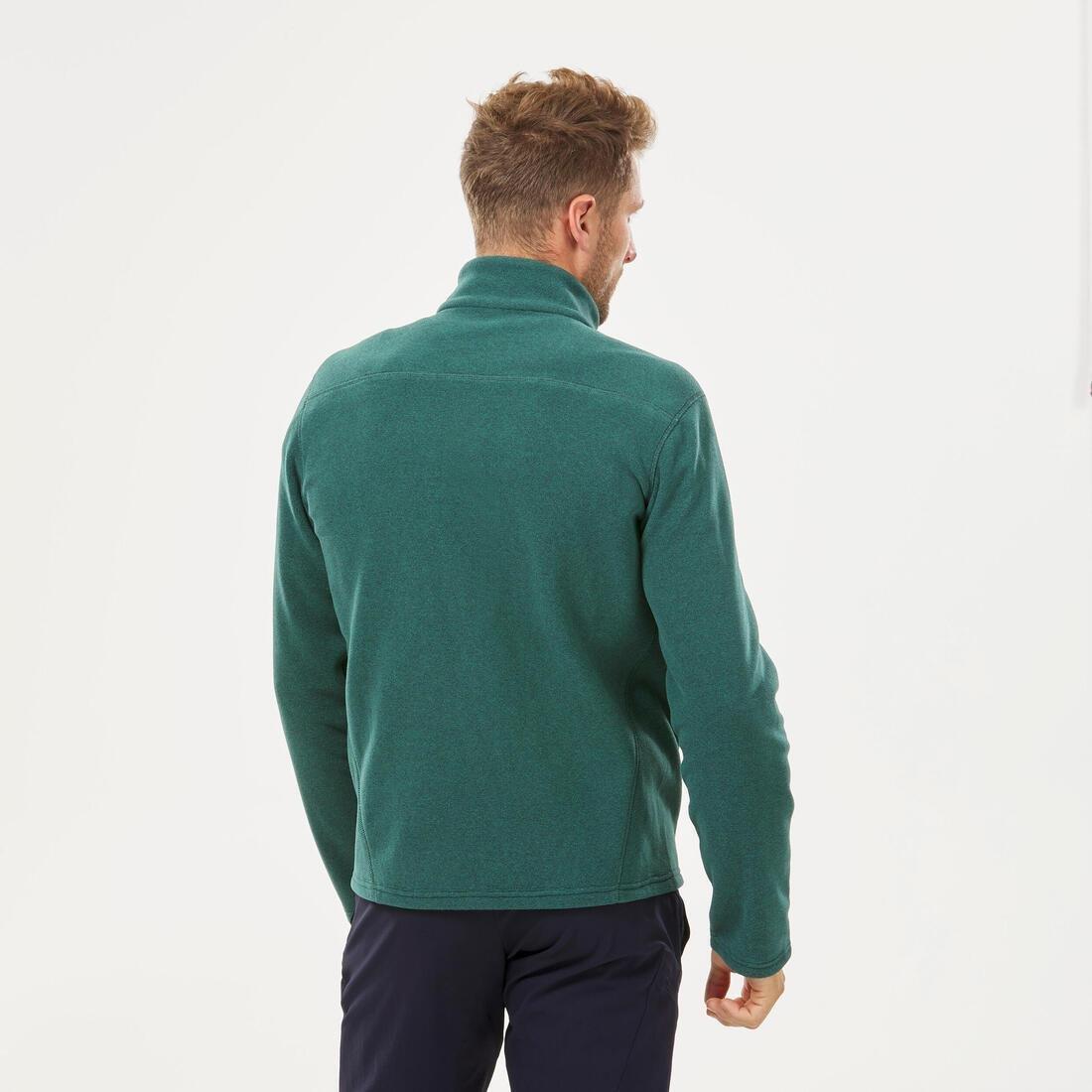 Mens Hiking Fleece Jacket Mh120, Navy Blue, , large image number 12