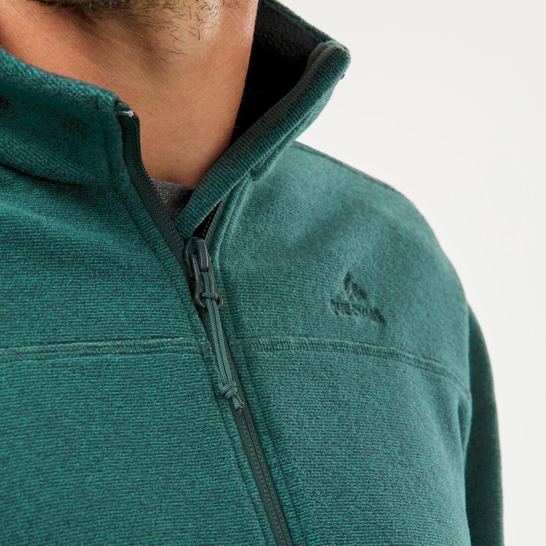 Mens Hiking Fleece Jacket Mh120, Navy Blue, , large image number 13