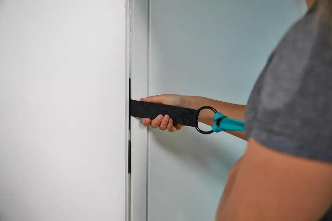 Bodybuilding Kit With Handles Door Hanger And 15 Kg Elastic - Resistance Kit, No Color, large image number 10