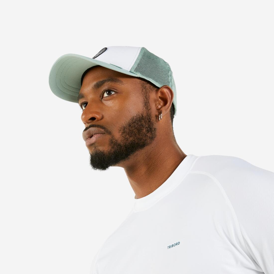 FROZEN GREEN Adults' Sailing Cap 500, No Color, large image number 0