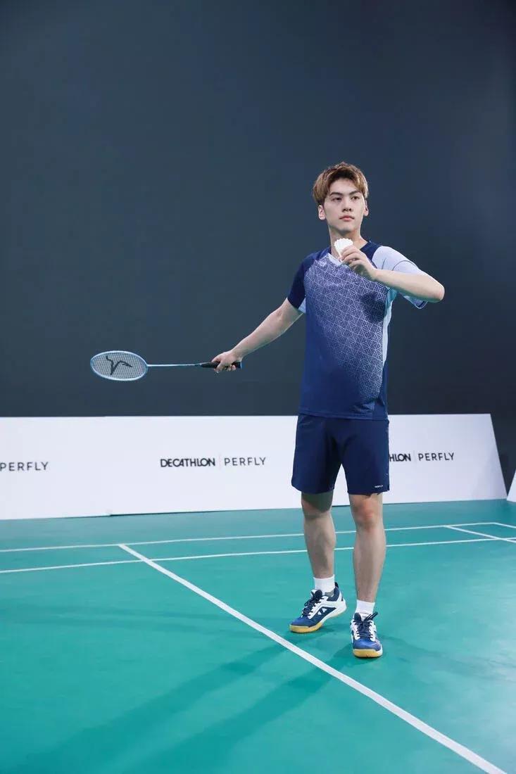 BADMINTON SHORT 560, BLACK, No Color, large image number 8