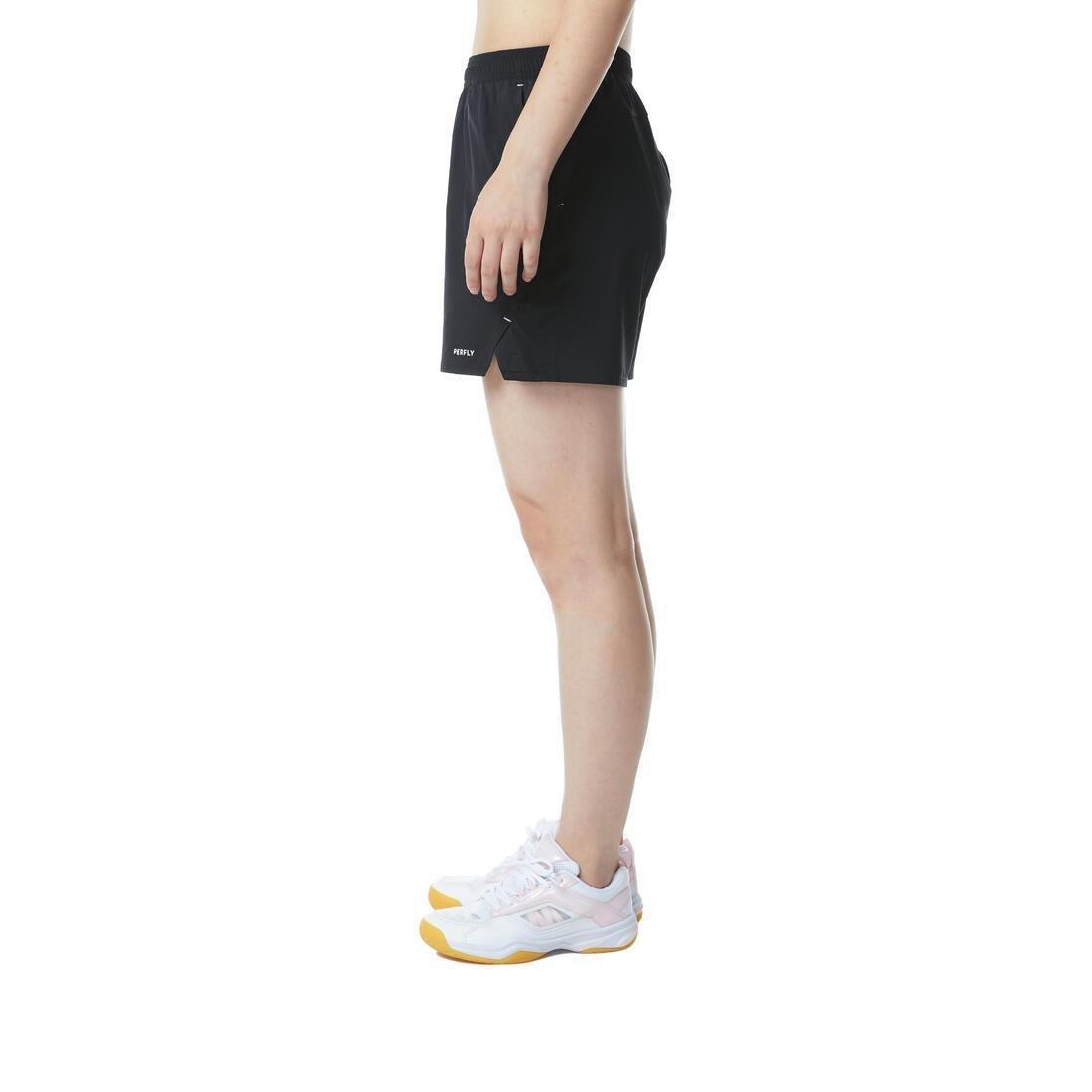 Women Badminton Short - 560, Black, No Color, large image number 7