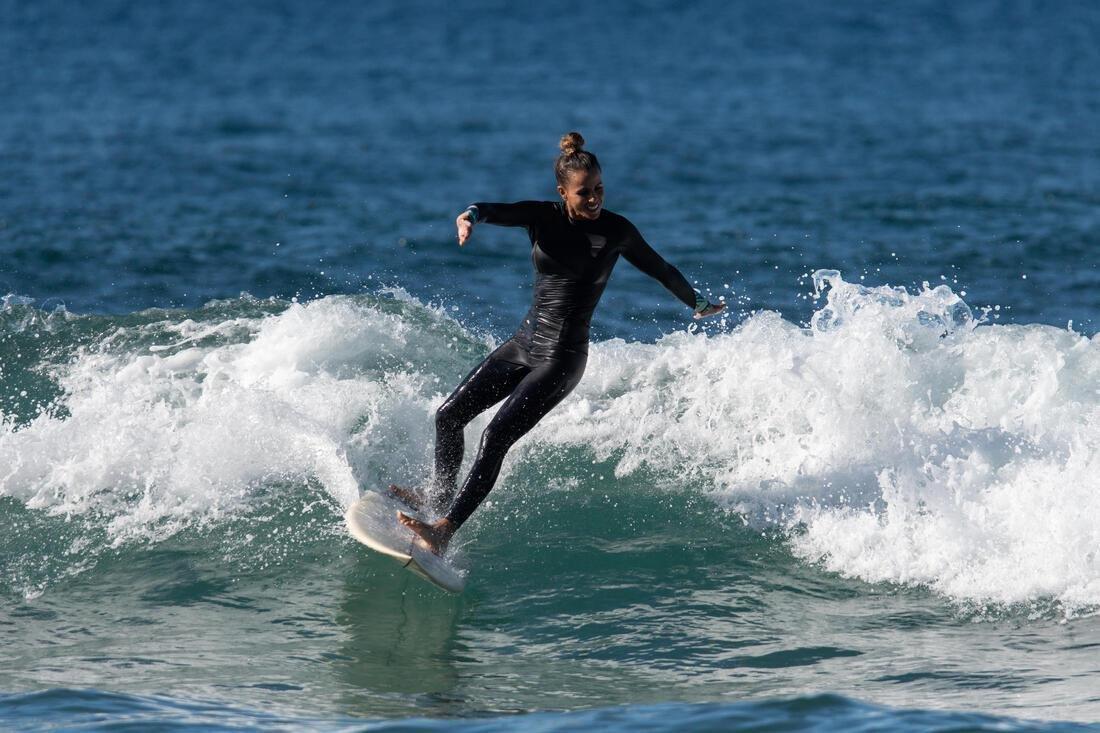 BLACK SURF LEGGINGS ANTI-UV RACHEL BLACK - SECOND SKIN AND SHAPING HIGH WAIST, No Color, large image number 8