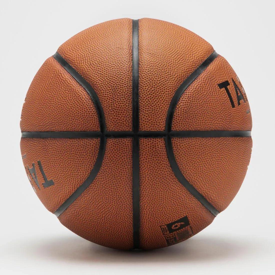 Size 6 Fiba Basketball - Bt100 Touch, Brown, No Color, large image number 1
