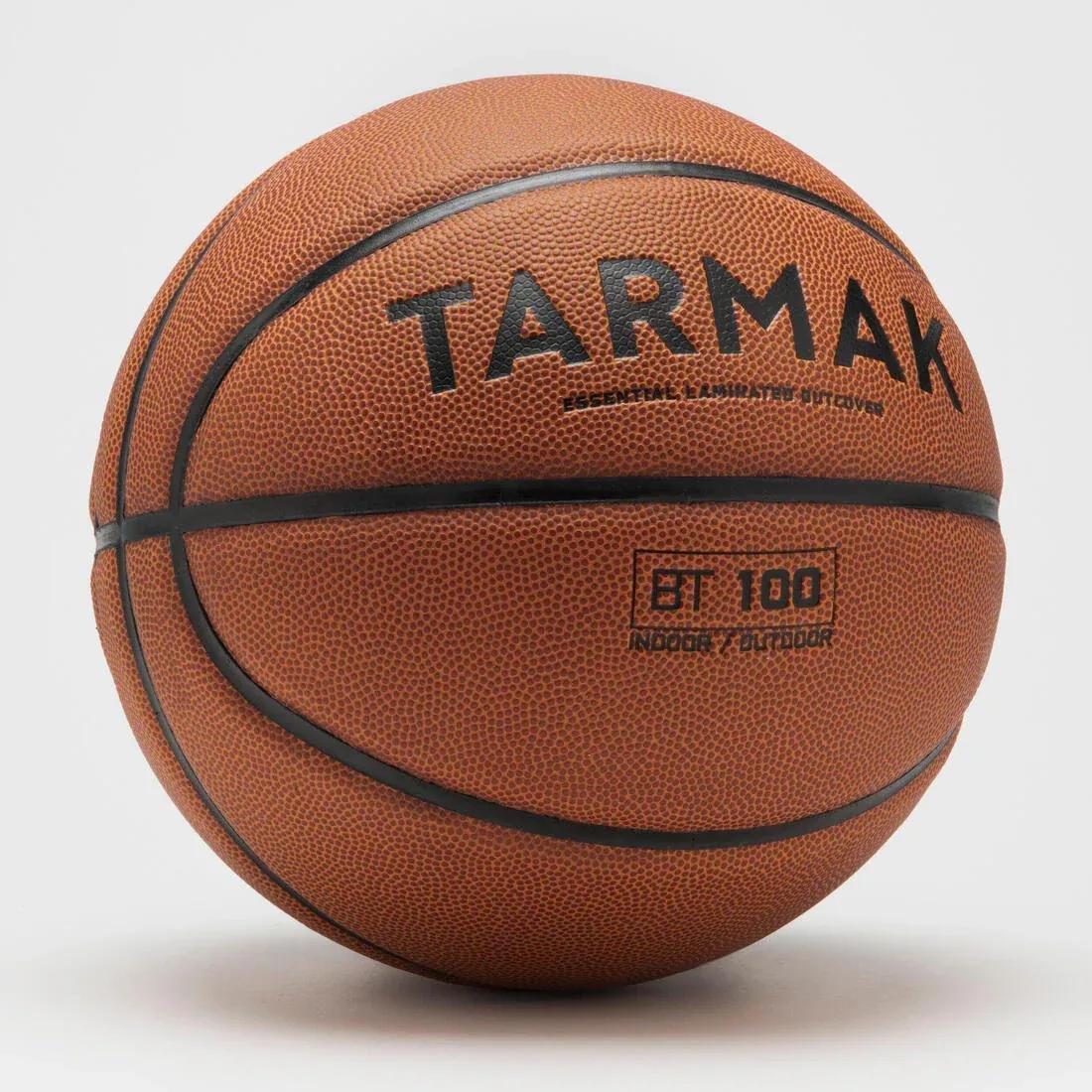 Size 6 Fiba Basketball - Bt100 Touch, Brown, No Color, large image number 2