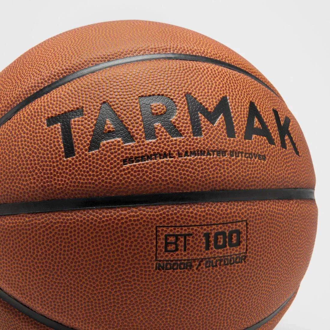 Size 6 Fiba Basketball - Bt100 Touch, Brown, No Color, large image number 3