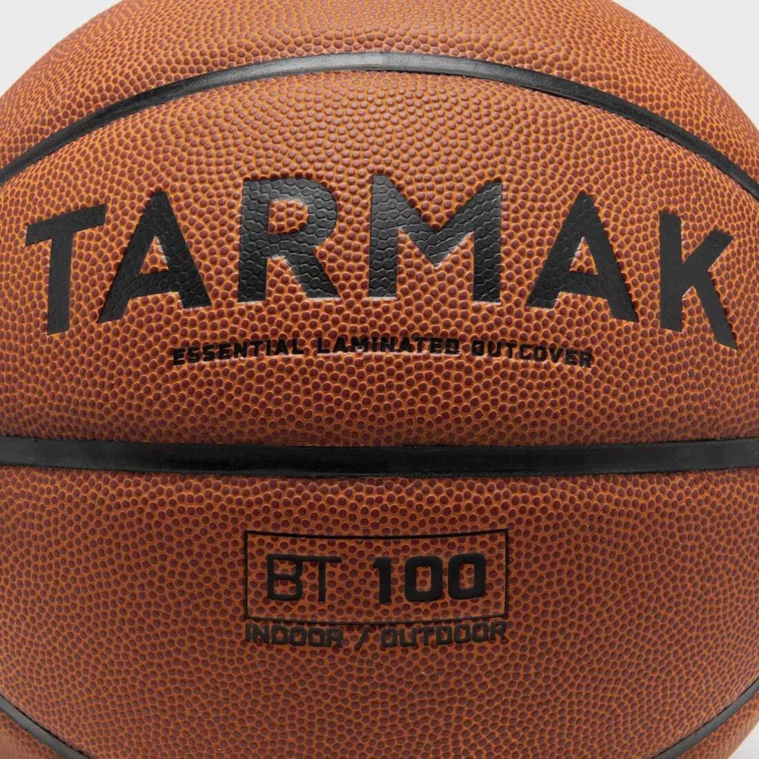 Size 6 Fiba Basketball - Bt100 Touch, Brown, No Color, large image number 4