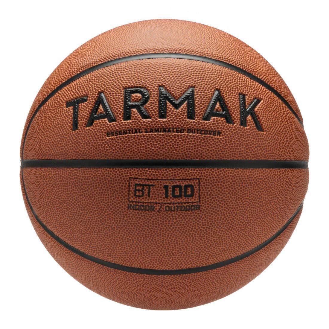 Size 7 Basketball - Bt100 For Ages 13 And Up, Orange, No Color, medium