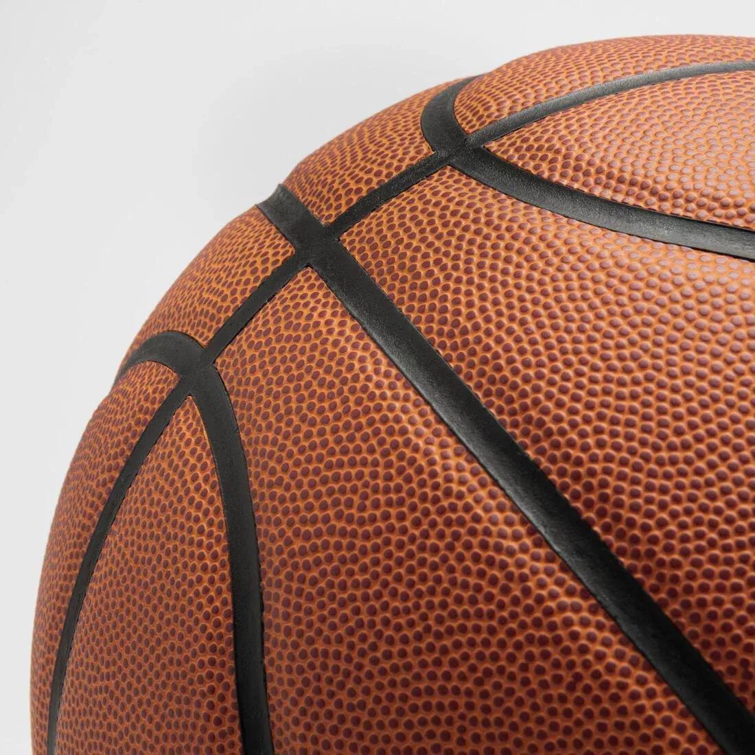 Size 7 Basketball - Bt100 For Ages 13 And Up, Orange, No Color, large image number 5