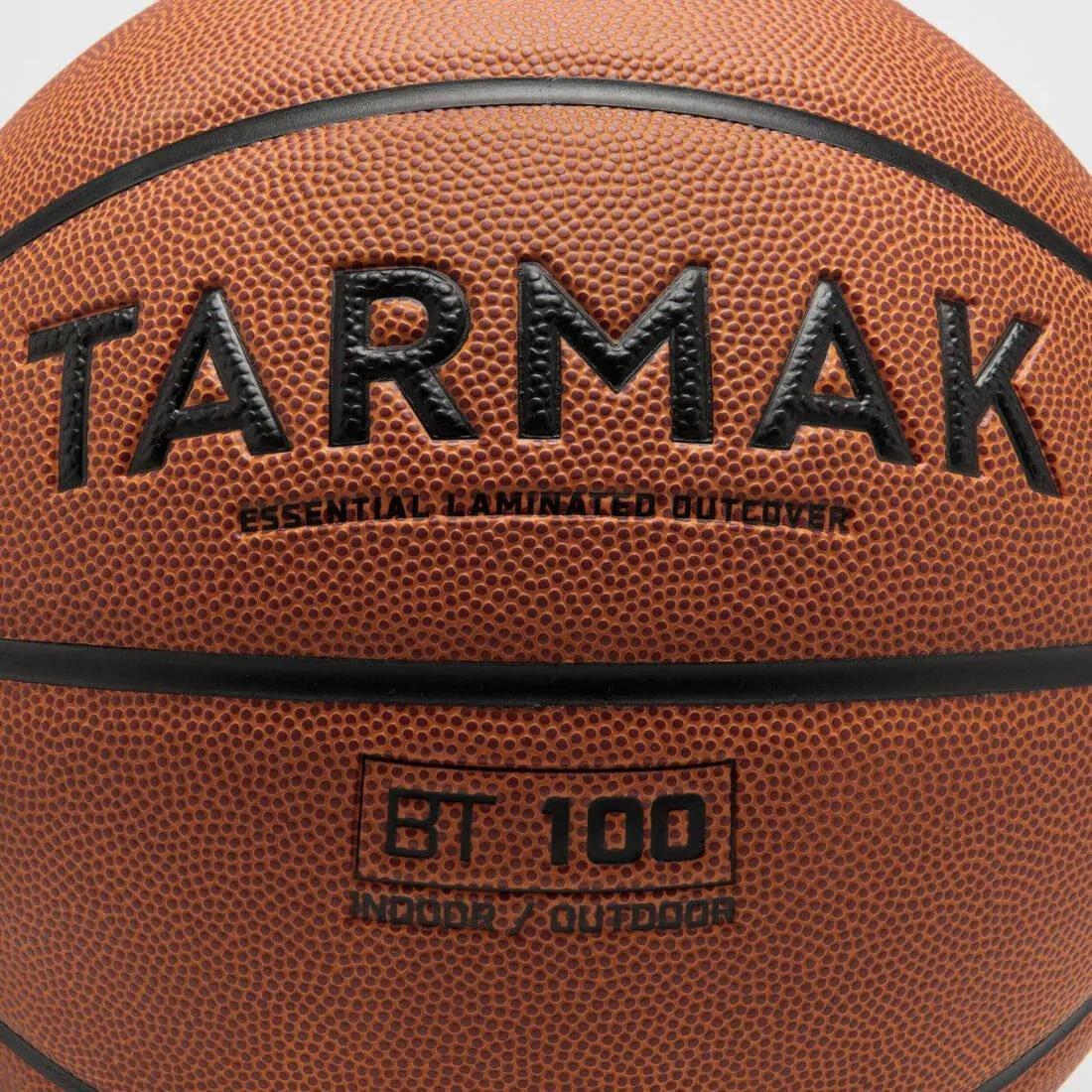 Size 7 Basketball - Bt100 For Ages 13 And Up, Orange, No Color, large image number 6