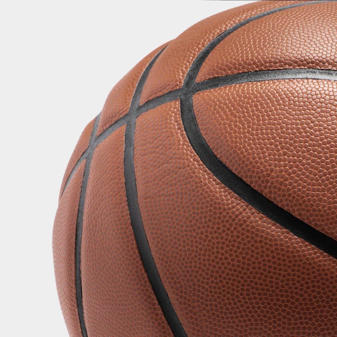 Unisex Basketball - Bt500, Brown, No Color, large image number 5