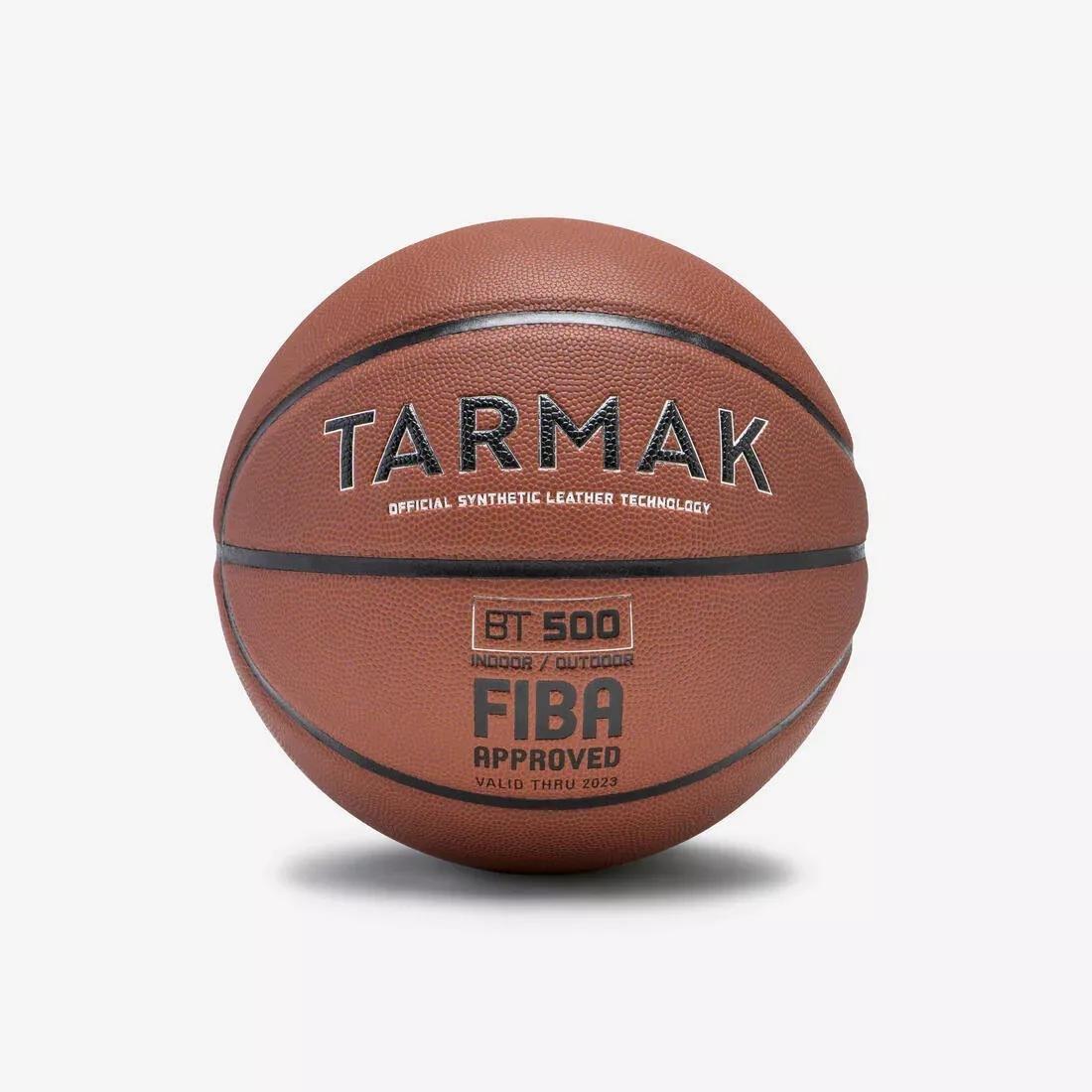 Unisex Basketball - Bt500, Brown, No Color, large image number 7