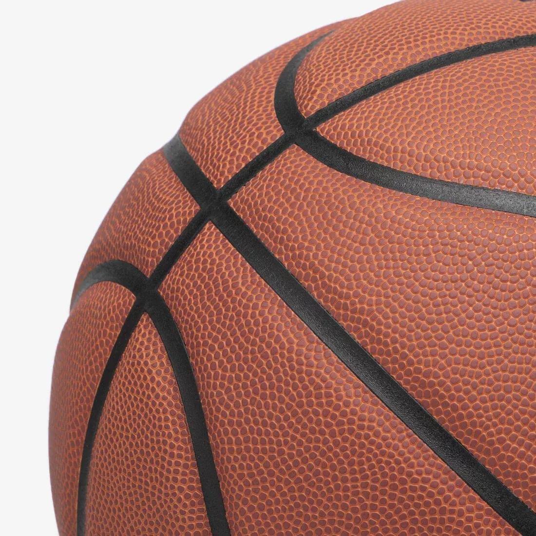 Unisex Basketball - Bt500, Brown, No Color, large image number 7