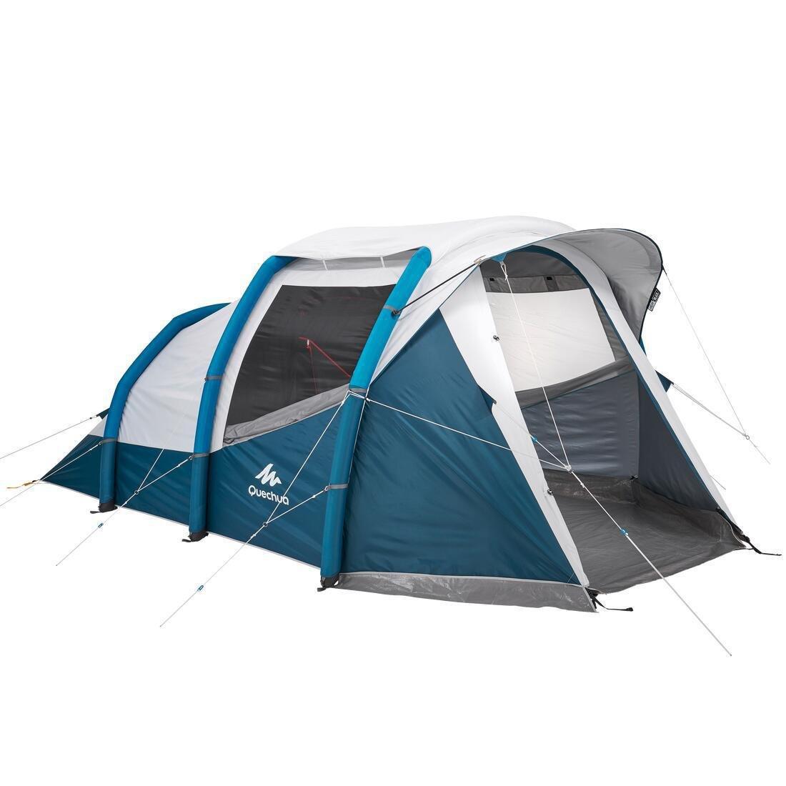 4 Person 1 Bedroom Camping Tent Fresh, Beige, No Color, large image number 4